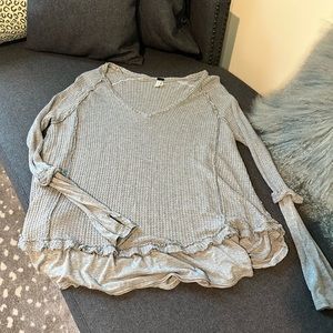 Free People x We the Free Long Sleeve Laguna Thermal Top